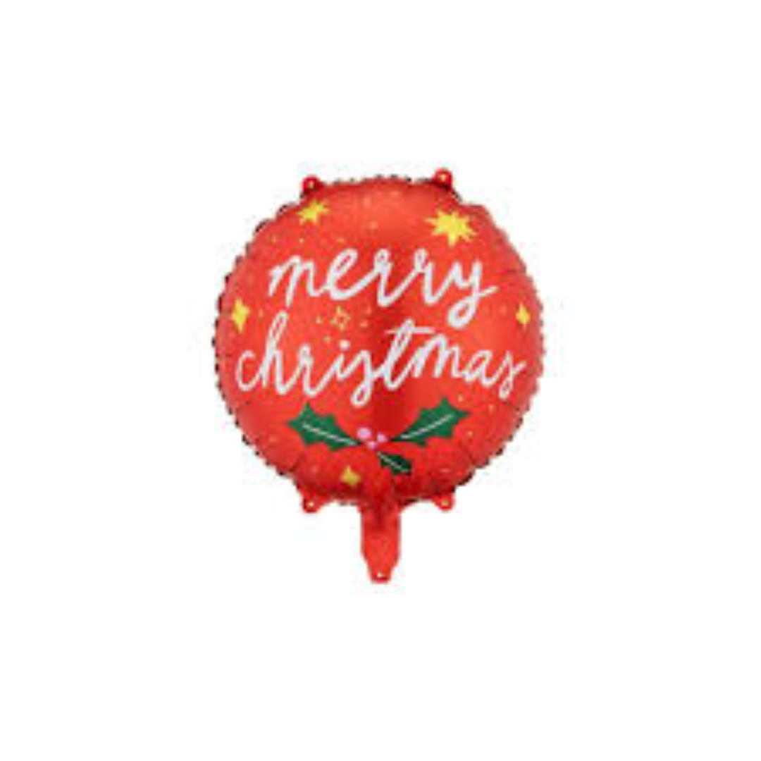 EUROWRAP FOIL BALLOON MERRY CHRISTMAS